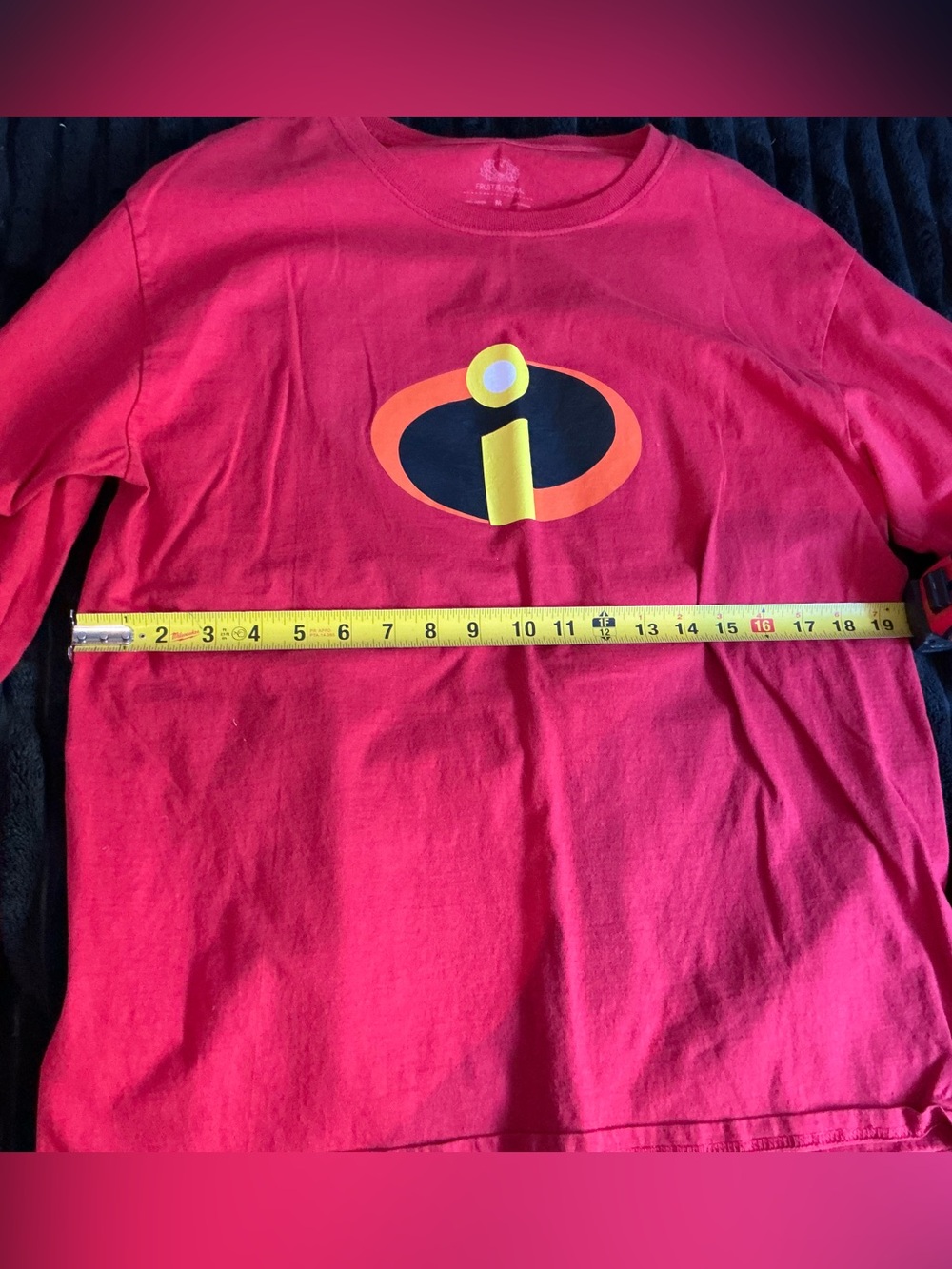 Red Incredibles Long Sleeve Shirt - Picture 3 of 5